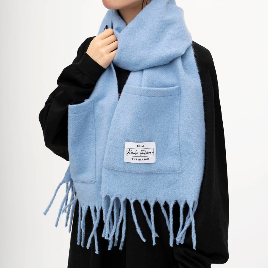 橘ケンチ produce スカイブルーのマフラー 詳細画像 カラー共通 2