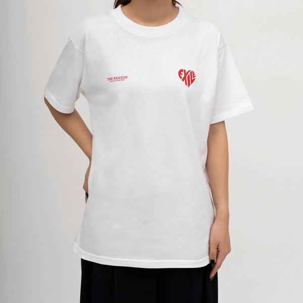THE REASON ロゴTシャツ/WHITE 詳細画像