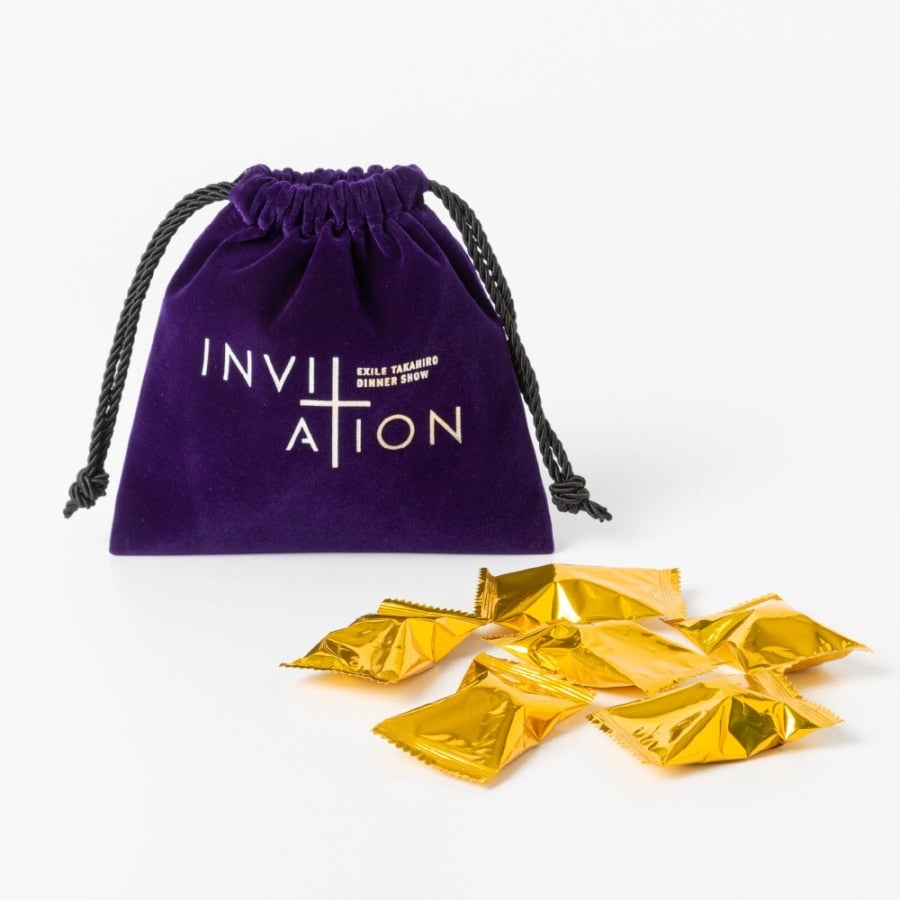 INVITATION ベロア巾着付きチョコクランチ 詳細画像 カラー共通 3