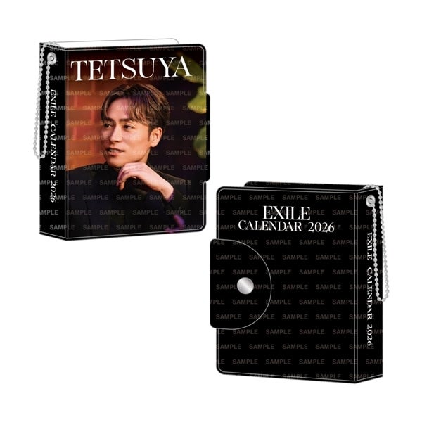 EXILE 2026 カレンダー ミニフォトカードホルダー&フォトカードセット 詳細画像