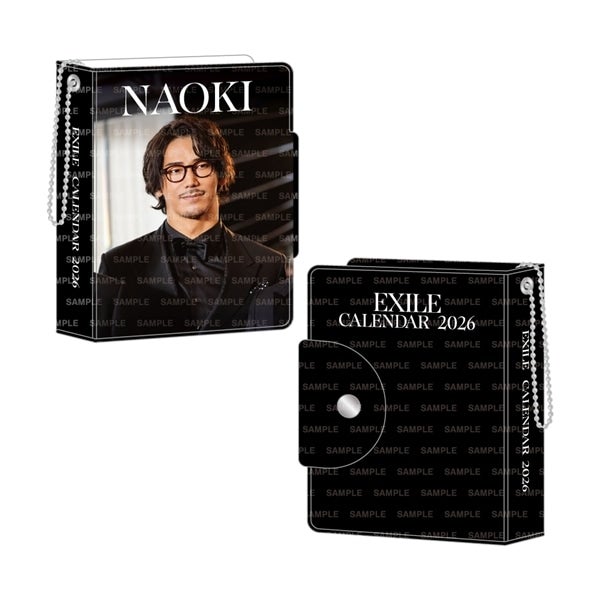 EXILE 2026 カレンダー ミニフォトカードホルダー&フォトカードセット 詳細画像
