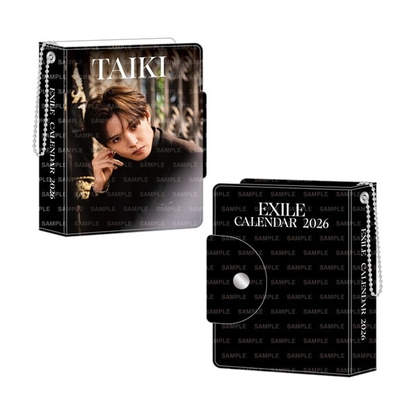 EXILE 2026 カレンダー ミニフォトカードホルダー&フォトカードセット 詳細画像