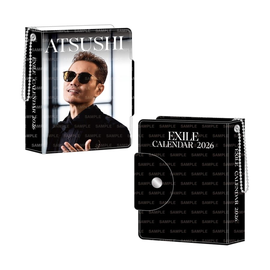 EXILE 2026 カレンダー ミニフォトカードホルダー&フォトカードセット 詳細画像 EXILE ATSUSHI 1