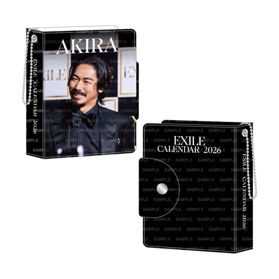 EXILE 2026 カレンダー ミニフォトカードホルダー&フォトカードセット 詳細画像 EXILE AKIRA 1