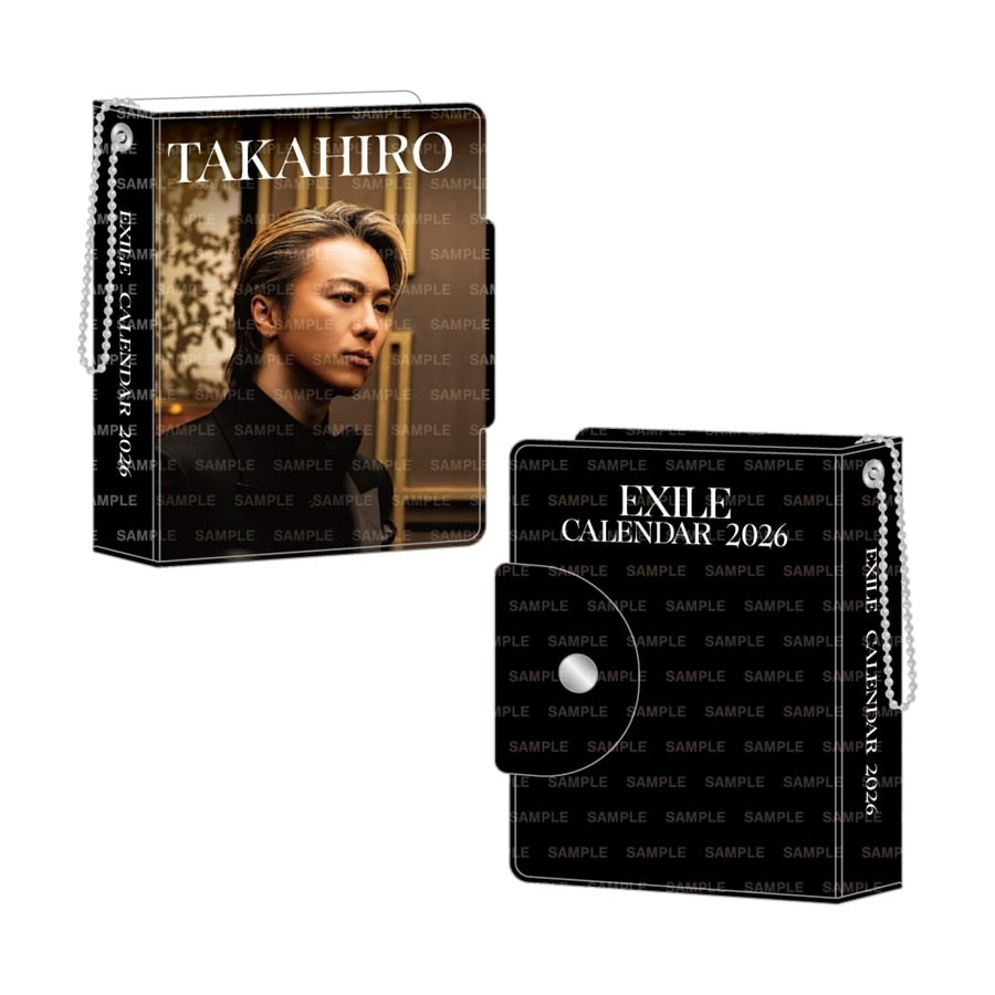 EXILE 2026 カレンダー ミニフォトカードホルダー&フォトカードセット 詳細画像 EXILE TAKAHIRO 1