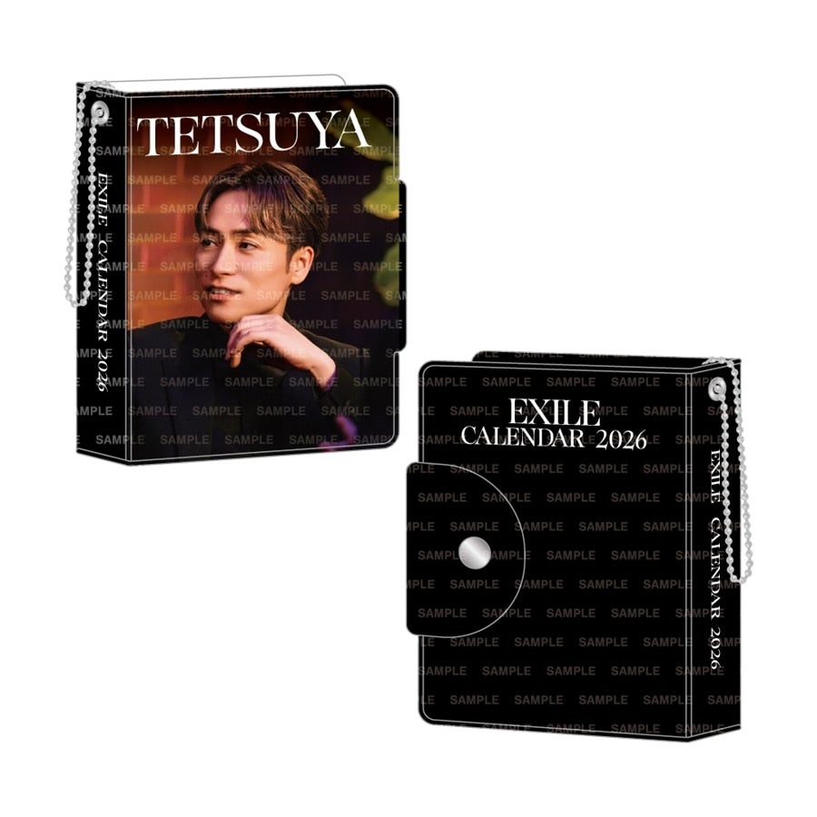 EXILE 2026 カレンダー ミニフォトカードホルダー&フォトカードセット 詳細画像 EXILE TETSUYA 1