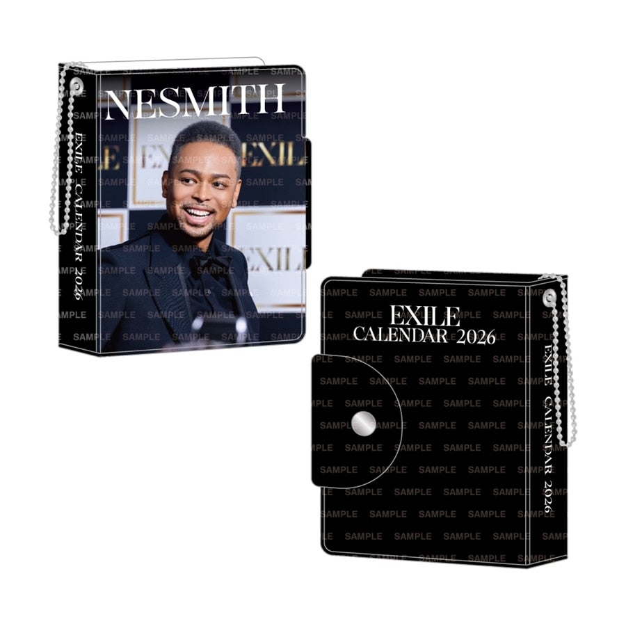 EXILE 2026 カレンダー ミニフォトカードホルダー&フォトカードセット 詳細画像 EXILE NESMITH 1