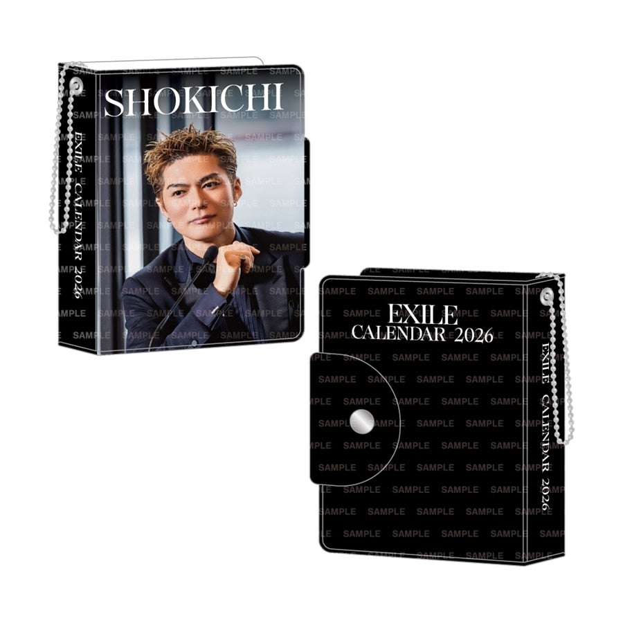 EXILE 2026 カレンダー ミニフォトカードホルダー&フォトカードセット 詳細画像 EXILE SHOKICHI 1