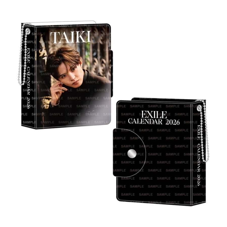 EXILE 2026 カレンダー ミニフォトカードホルダー&フォトカードセット 詳細画像 佐藤大樹 1
