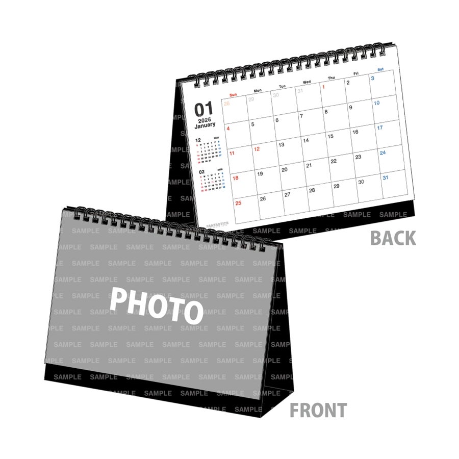 FANTASTICS 2026 カレンダー/卓上 詳細画像 カラー共通 1