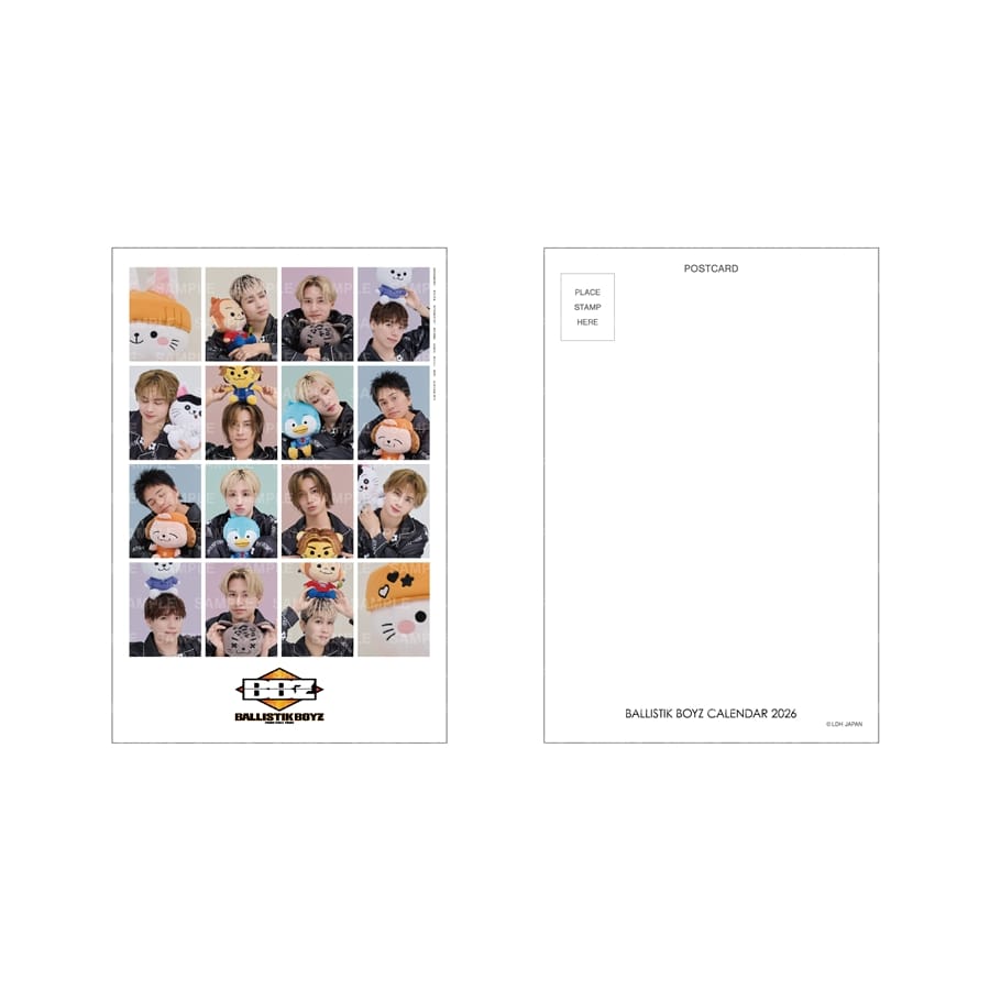 BALLISTIK BOYZ 2026 カレンダー/壁掛け 詳細画像 カラー共通 1