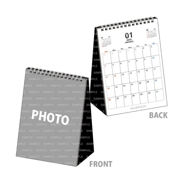 BALLISTIK BOYZ 2026 カレンダー/卓上 詳細画像