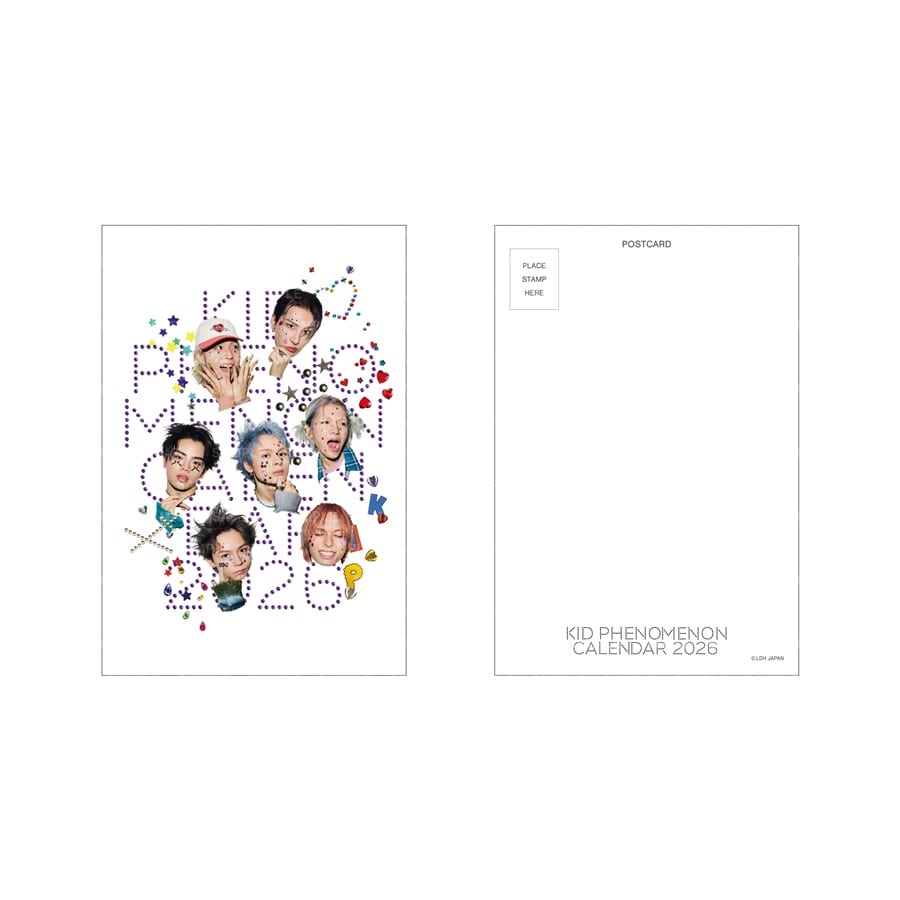 KID PHENOMENON 2026 カレンダー/壁掛け 詳細画像 カラー共通 1