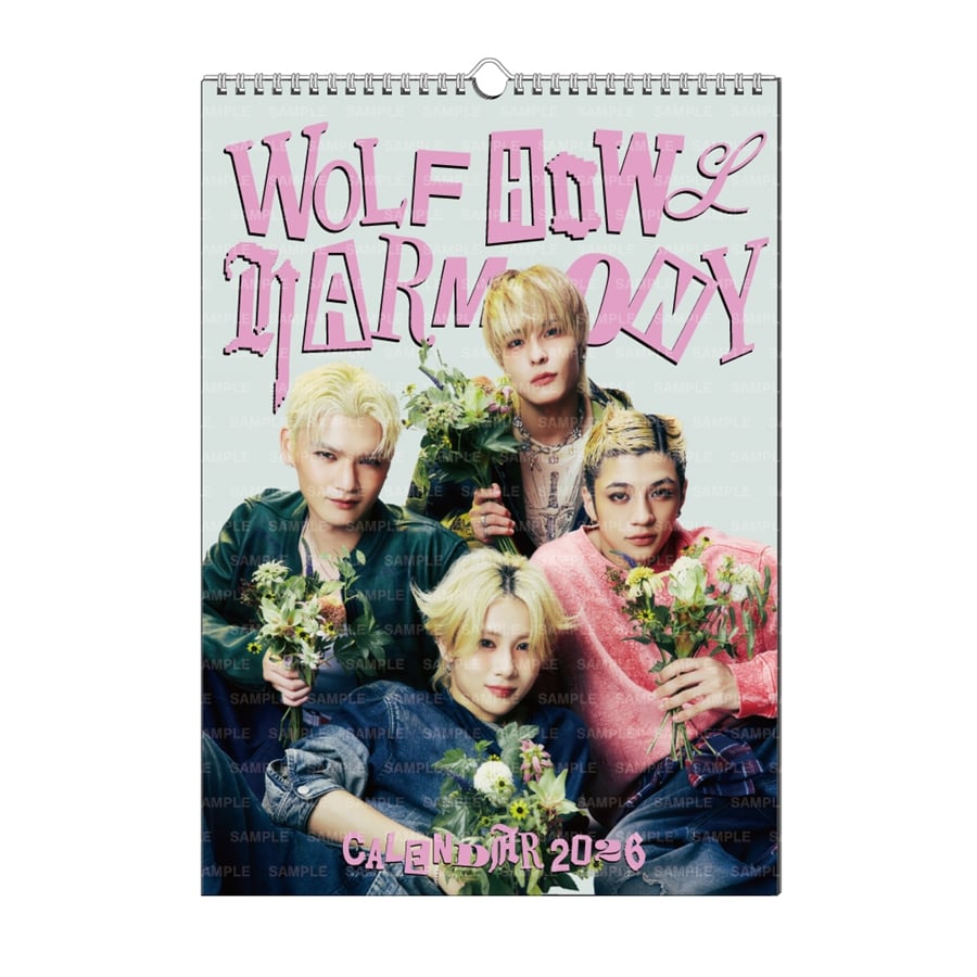 WOLF HOWL HARMONY 2026 カレンダー/壁掛け 詳細画像 WOLF HOWL HARMONY 1