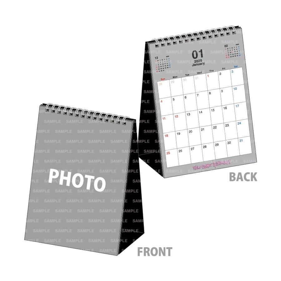 WOLF HOWL HARMONY 2026 カレンダー/卓上 詳細画像 カラー共通 1