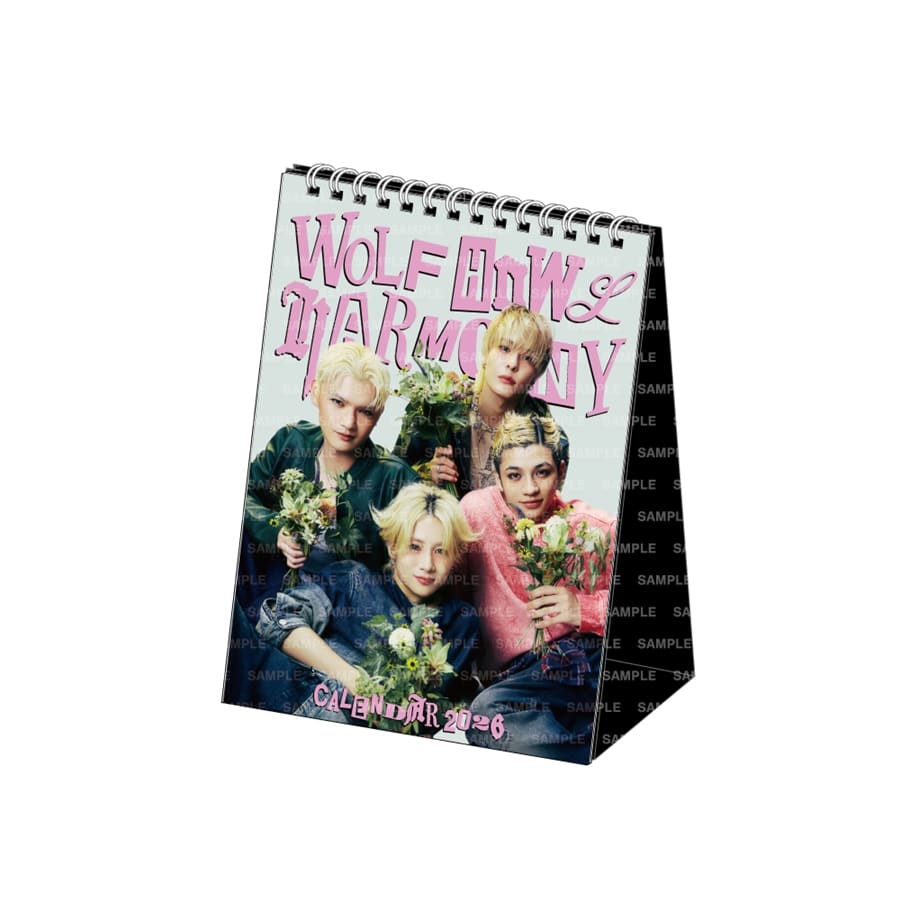 WOLF HOWL HARMONY 2026 カレンダー/卓上 詳細画像 WOLF HOWL HARMONY 1