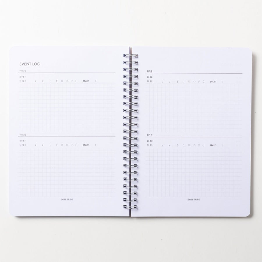 EXILE THE SECOND 2026 スケジュール帳 詳細画像 カラー共通 3