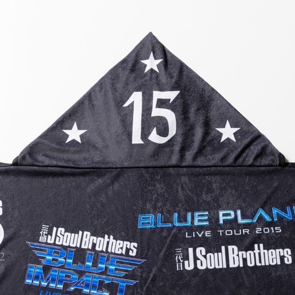 山下健二郎 produce JSB3 フード付き冷感ブランケット 詳細画像