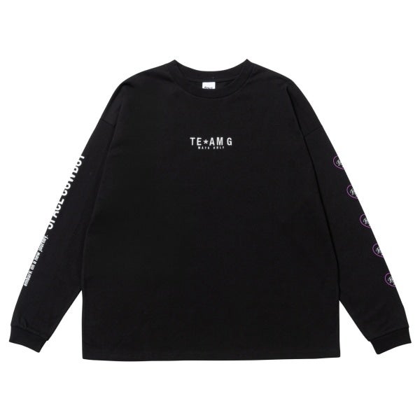 TEAM G ロングスリーブTシャツ/BLACK