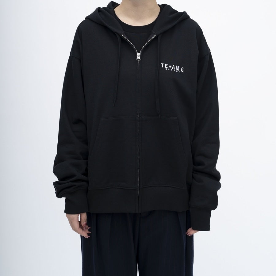 TEAM G ZIPパーカー/BLACK 詳細画像 カラー共通 5