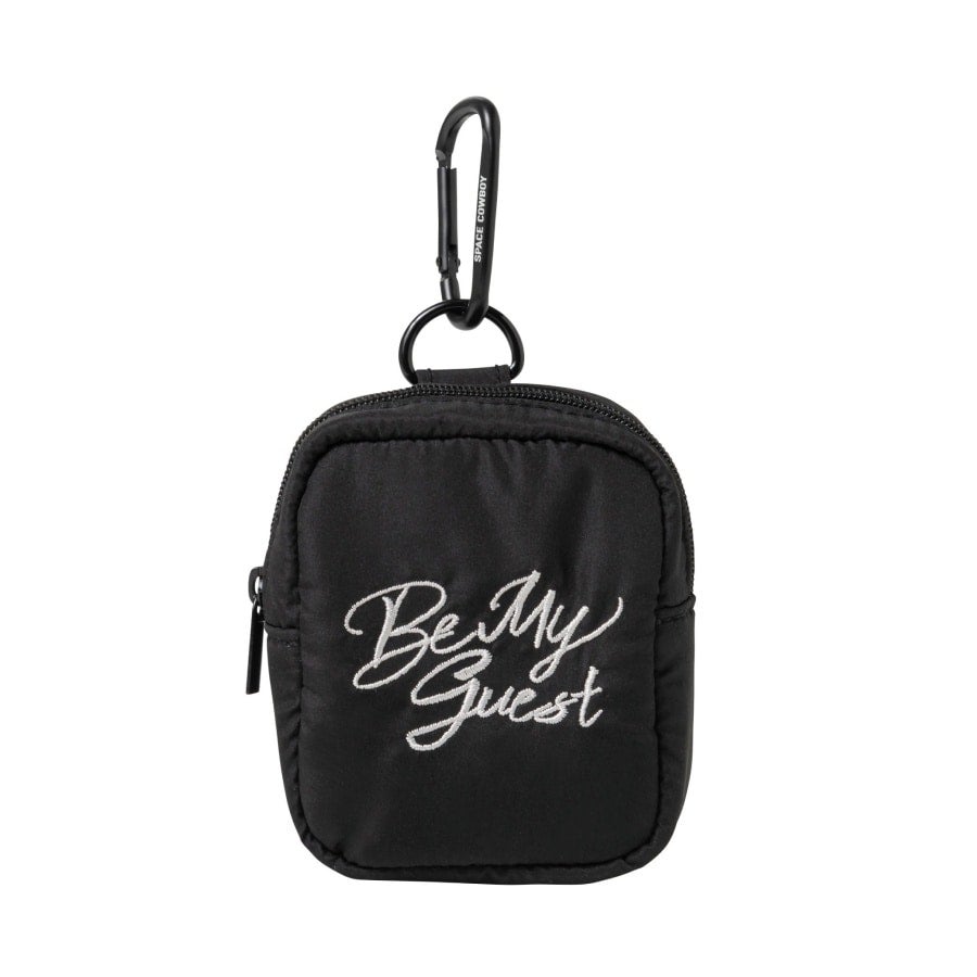 SPACE COWBOY カラビナ付きミニポーチ 詳細画像 BLACK 1