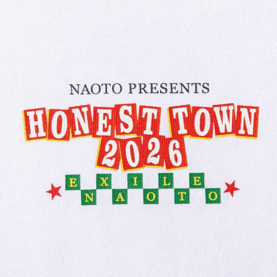 HONEST TOWN ロゴTシャツ/WHITE 詳細画像 カラー共通 2