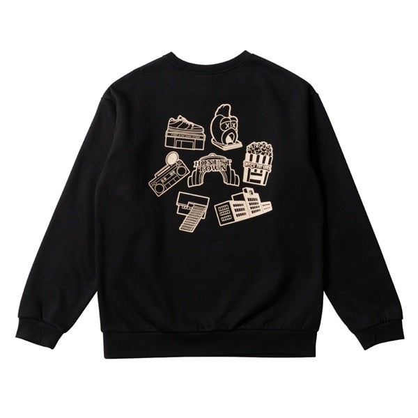 HONEST TOWN スウェット/BLACK 詳細画像