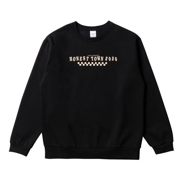 HONEST TOWN スウェット/BLACK