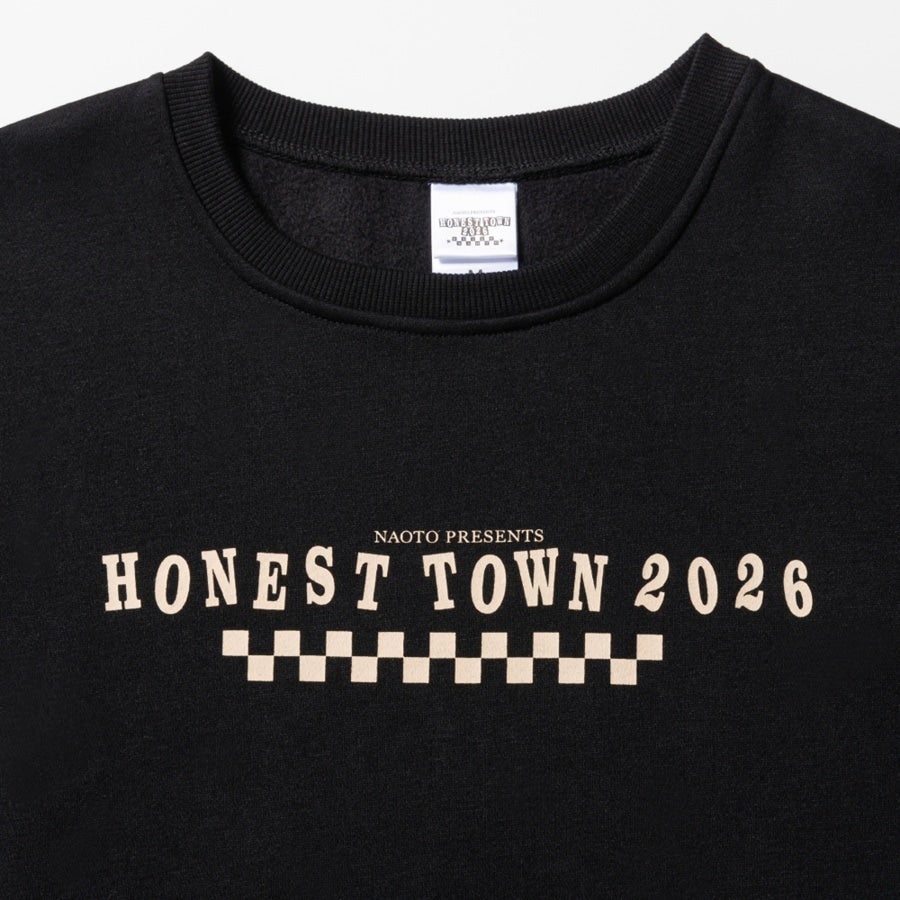 HONEST TOWN スウェット/BLACK 詳細画像 カラー共通 2