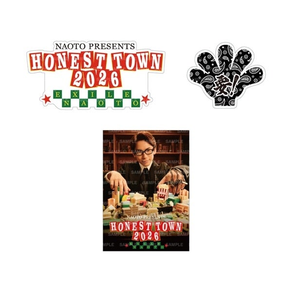 HONEST TOWN ステッカーセット