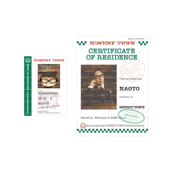 【宮城限定】HONEST TOWN CARD 2枚セット