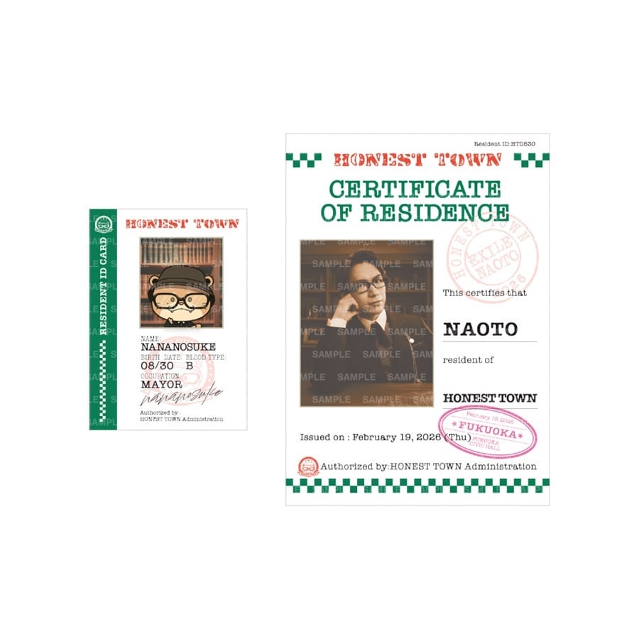 【福岡限定】HONEST TOWN CARD 2枚セット 詳細画像 OTHER 1