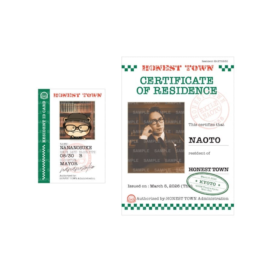 【京都限定】HONEST TOWN CARD 2枚セット 詳細画像 OTHER 1