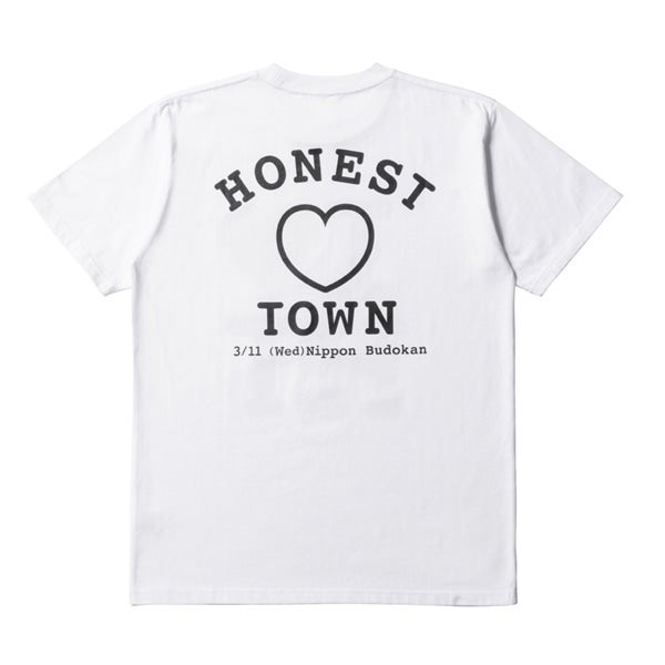 HONEST TOWN I♡HT Tシャツ/WHITE 詳細画像
