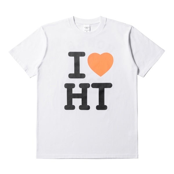 HONEST TOWN I♡HT Tシャツ/WHITE