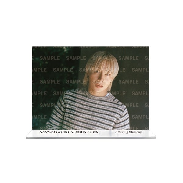 GENERATIONS 2026 カレンダー アクリルパネル 詳細画像