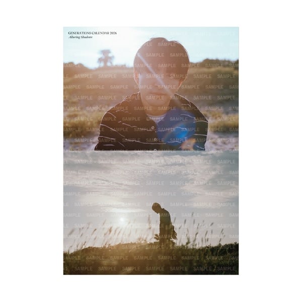 GENERATIONS 2026 カレンダー ファブリックポスター 詳細画像