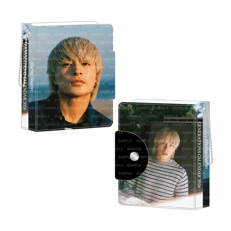 GENERATIONS 2026 カレンダー ミニフォトカードホルダー＆フォトカードセット 詳細画像 白濱亜嵐 1