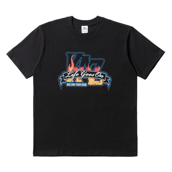 LIFE GOES ON Tシャツ/BLACK