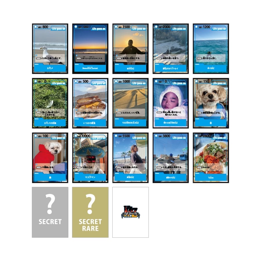 LIFE GOES ON フォトカード3枚セット(全15種+シークレット2種) 詳細画像 OTHER 1
