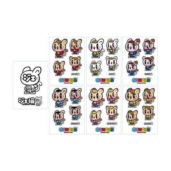 ジェ猫 ステッカー/全7種