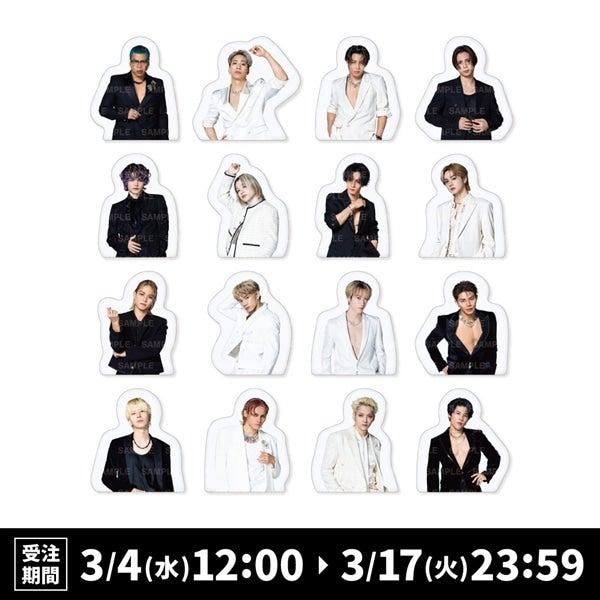 THE RAMPAGE 2026 カレンダー ダイカットクッション 詳細画像