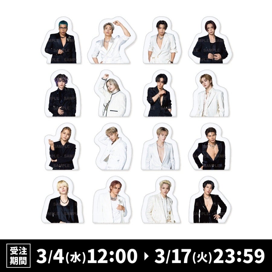 THE RAMPAGE 2026 カレンダー ダイカットクッション 詳細画像 カラー共通 1