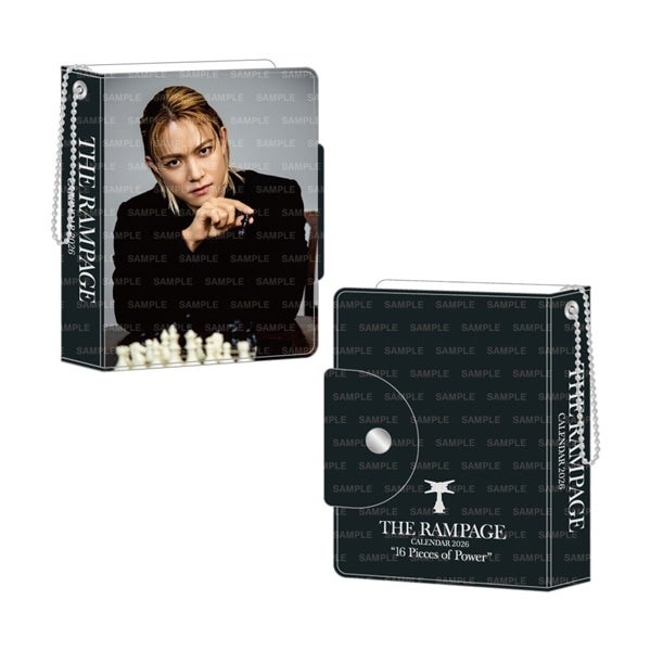THE RAMPAGE 2026 カレンダー ミニフォトカードホルダー&フォトカードセット 詳細画像