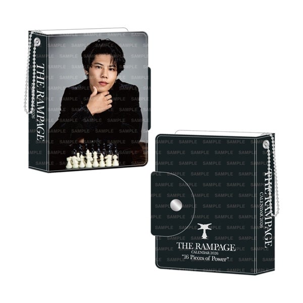 THE RAMPAGE 2026 カレンダー ミニフォトカードホルダー&フォトカードセット 詳細画像