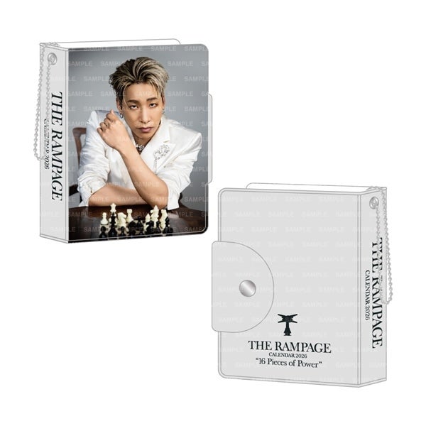 THE RAMPAGE 2026 カレンダー ミニフォトカードホルダー&フォトカードセット 詳細画像