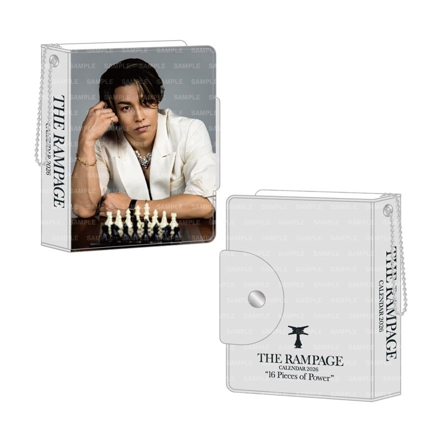 THE RAMPAGE 2026 カレンダー ミニフォトカードホルダー&フォトカードセット 詳細画像 RIKU 1