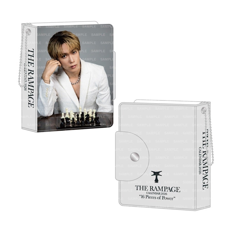 THE RAMPAGE 2026 カレンダー ミニフォトカードホルダー&フォトカードセット 詳細画像 藤原樹 1