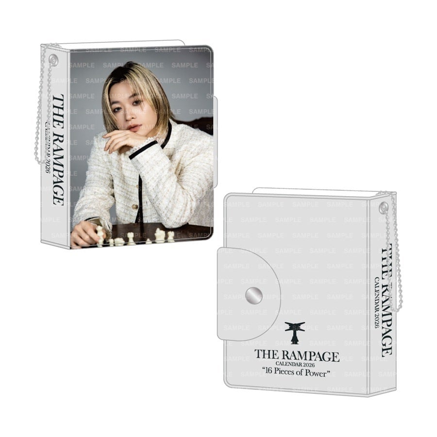 THE RAMPAGE 2026 カレンダー ミニフォトカードホルダー&フォトカードセット 詳細画像 山本彰吾 1