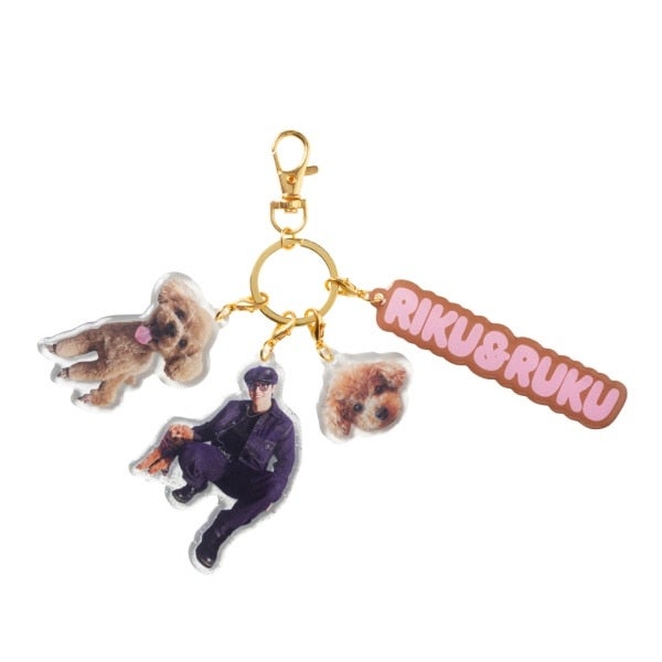 RIKU produce RIKU&RUKUのSMILEキーホルダー 詳細画像